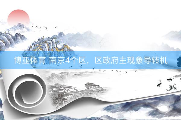 博亚体育 南京4个区，区政府主现象导转机